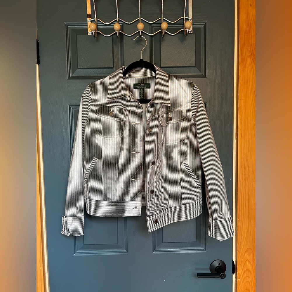 Ralph Lauren Pinstripe Denim Jacket